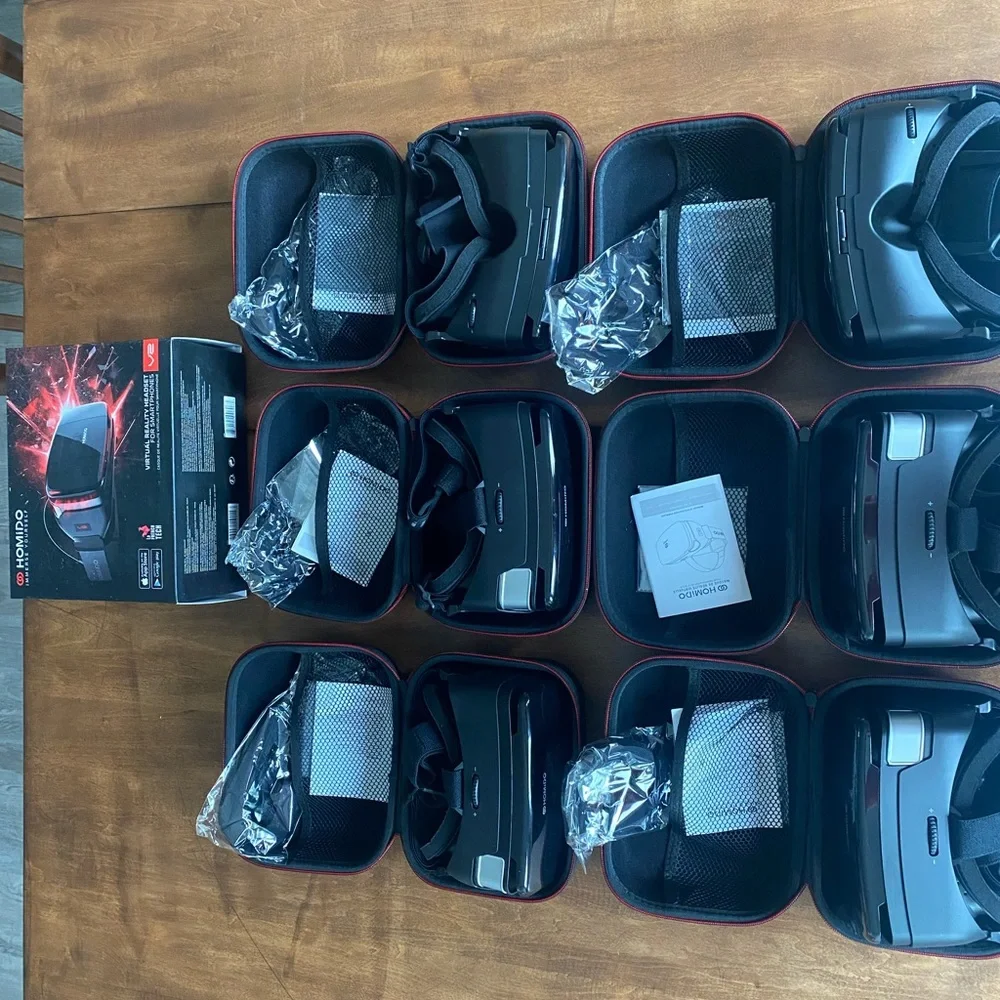 6 VR Headsets- Homido V2 For iPhones, Galaxy’s, and XPeria’s